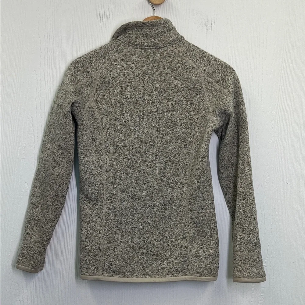 Patagonia - Better Sweater Quarter Zip Quarter Natural Beige Pullover Size XS